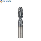 1/4" Carbide CNC Router Bits / 2 Flute End Mill Tools 25mm For Wood Working