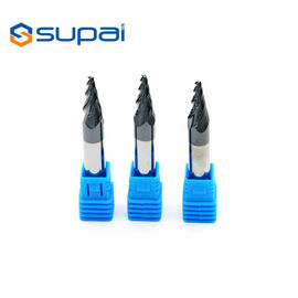 High Speed Tapered Ball Nose End Mill CNC Milling Cutters Customized Length