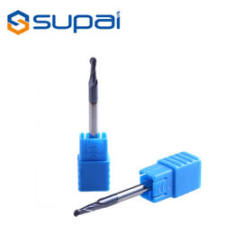 Two Flute Tapered Milling Cutters Metal Cutting Tools Long Working Lifespan
